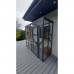 8ft long x 3ft wide x 7.5" tall Catio / Cat lean to Painted Grey